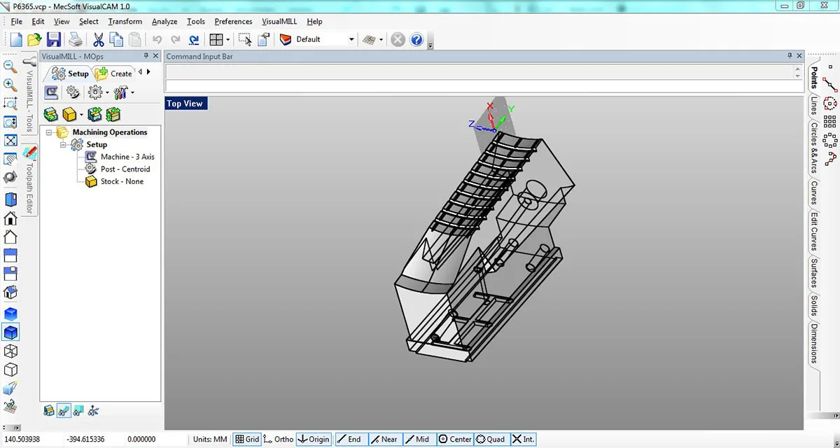 AutoCAD y Visual Mill